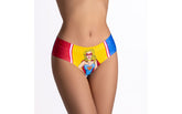 Mememe Lingerie Comics Wonder Girl Slip Womens Pantie G-Strings, Panties and Shorts